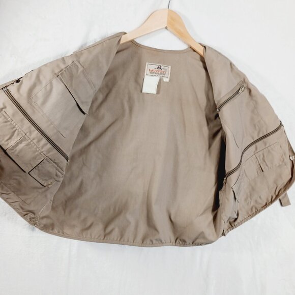Woodfield Men's Tan Vest, Outdoor, Fishing, Hunting, Size M, See Description - Picture 5 of 15